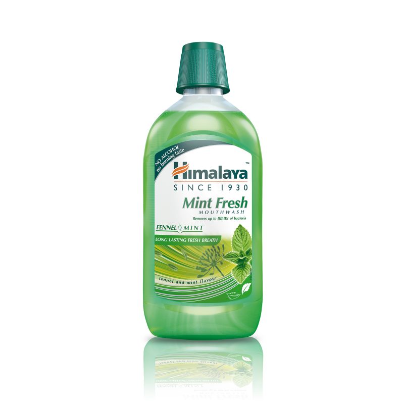 Himalaya Mint fresh mouthwash, 450 ml