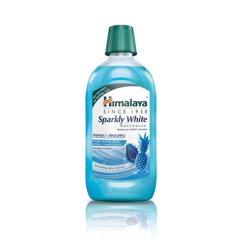 Himalaya Sparkly white mouthwash, 450 ml