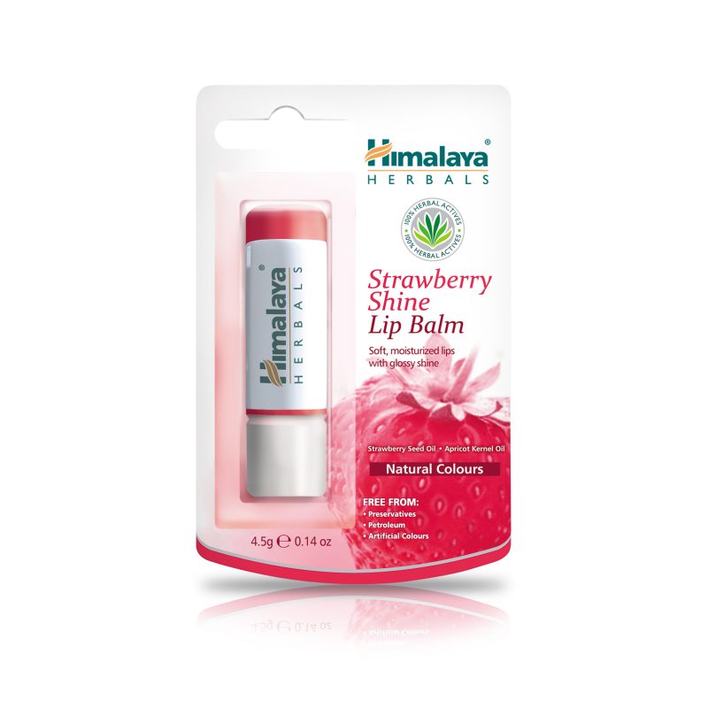 Himalaya Strawberry Shine Lip Balm, 4,5 gr